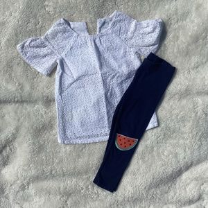 Cat & Jack Watermelon Outfit